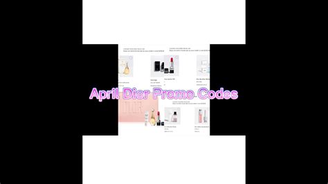 dior active promo codes